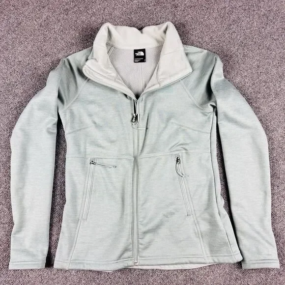 The North Face CANYONLANDS Women's Full Zipper Jacket Size S Silver Blue Heather - Picture 1 of 5